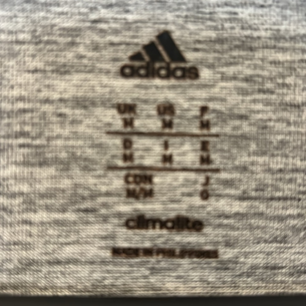 Adidas Basic Gray Tee Size Medium - image 3